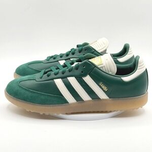 Adidas Samba Golf Shoes Size 10.5 Mens Collegiate Green White Gum JP8652, NIB